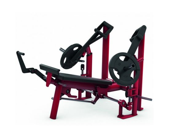 Жим от груди с отрицательным наклоном 12° с независимыми рычагами Gym80 Pure Kraft 4346, фото 